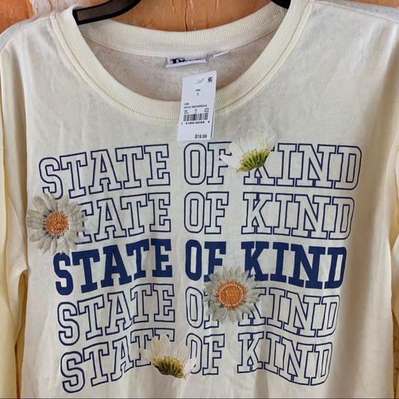 Women's Juniors' State Of Kind Daisy Pullover Sw - Picture 4 of 7